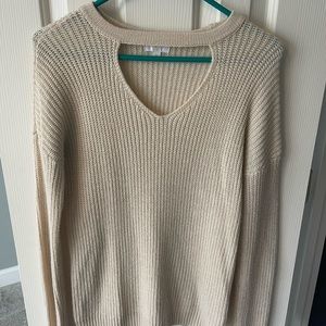 Cut-Out Sweater